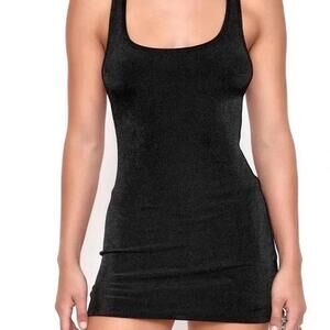 Tiger Mist black bodycon mini dress